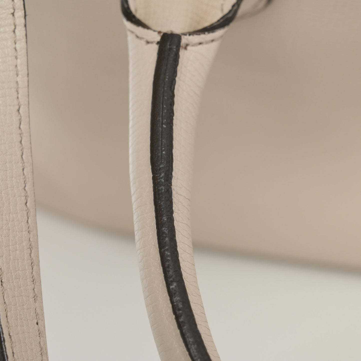 Derby Calfskin House Check Medium Banner Tote Limestone