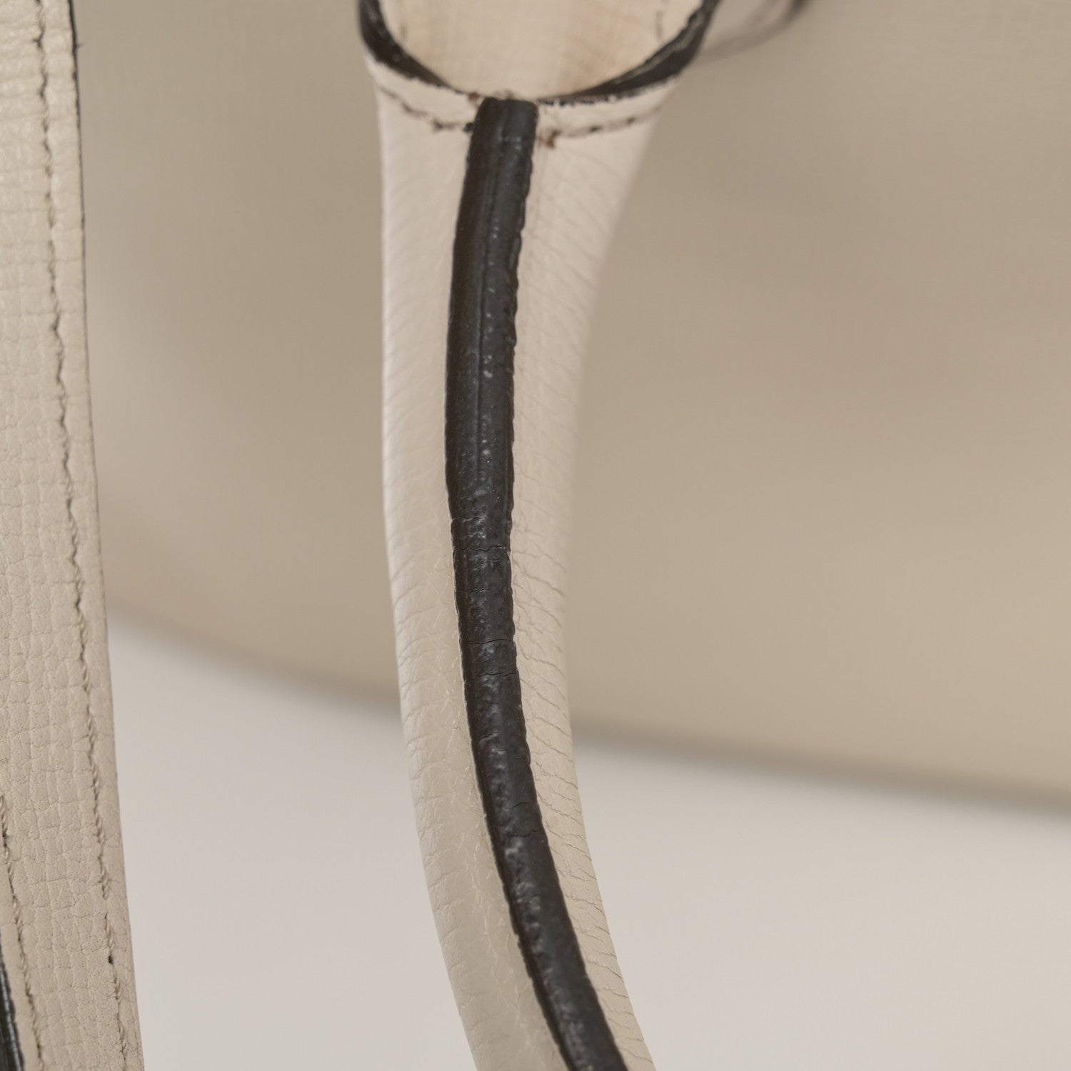 Burberry Derby Calfskin House Check Medium Banner Tote Limestone 17 of 18