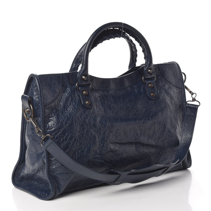 Balenciaga Agneau Classic Hardware City Bleu Obscur 3 of 12