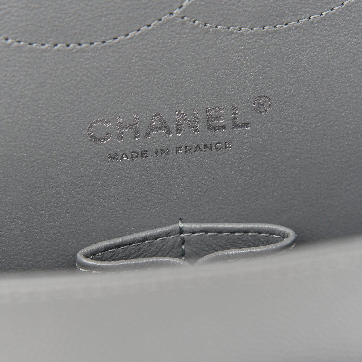Chanel Caviar Quilted Jumbo Double Flap Grey 6 of 14