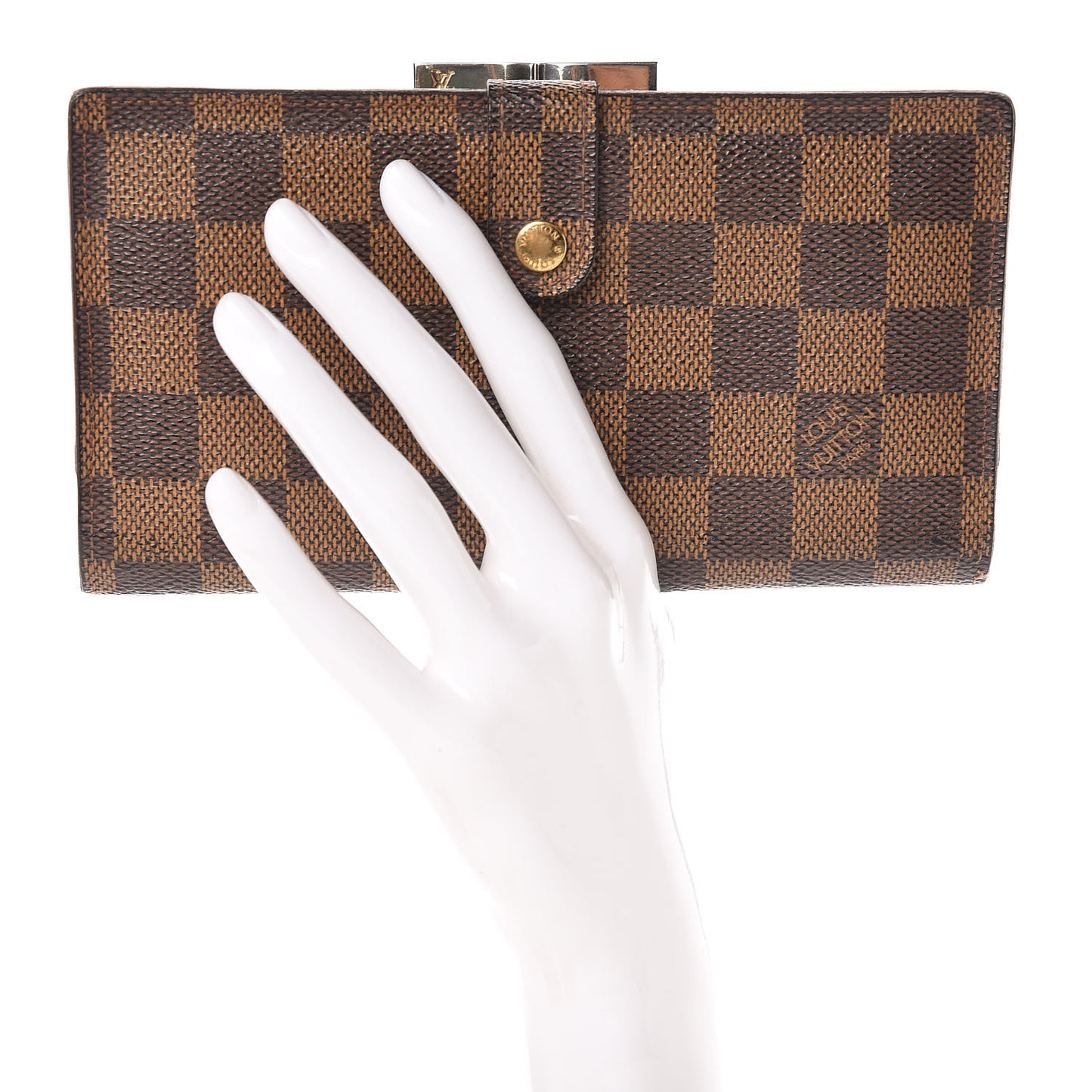 Damier Ebene Continental French Purse Wallet
