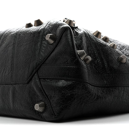 Balenciaga Agneau Arena Large Le Cagole Carry All Bag Black 11 of 12