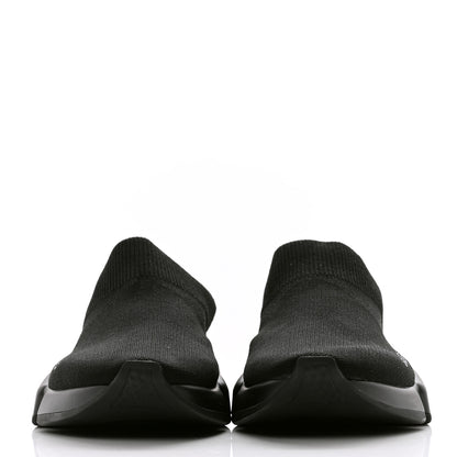 Balenciaga Neoprene Knit Womens Speed Sneakers Mules 38 Black 2 of 9