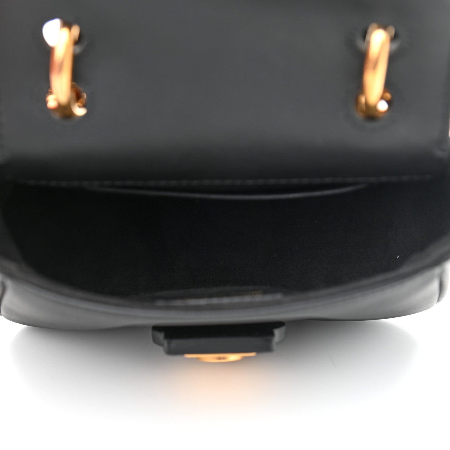 Burberry Trench Calfskin Mini DK88 Top Handle Bag Black 7 of 10