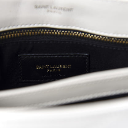 Saint Laurent Calfskin Y Quilted Monogram Toy Loulou Crossbody Bag Ivory 8 of 11