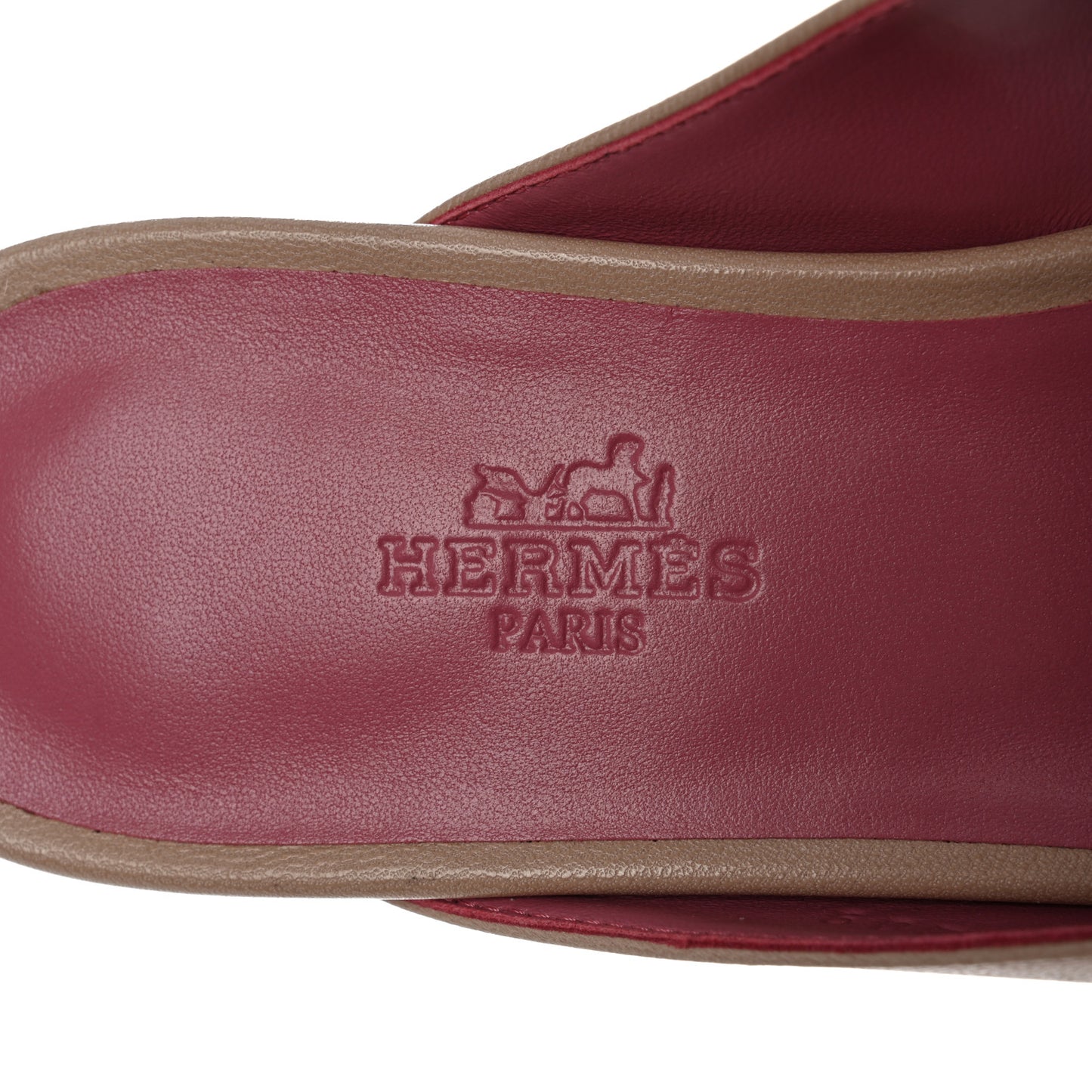 Calfskin Oz Mules 36 Beige Nude