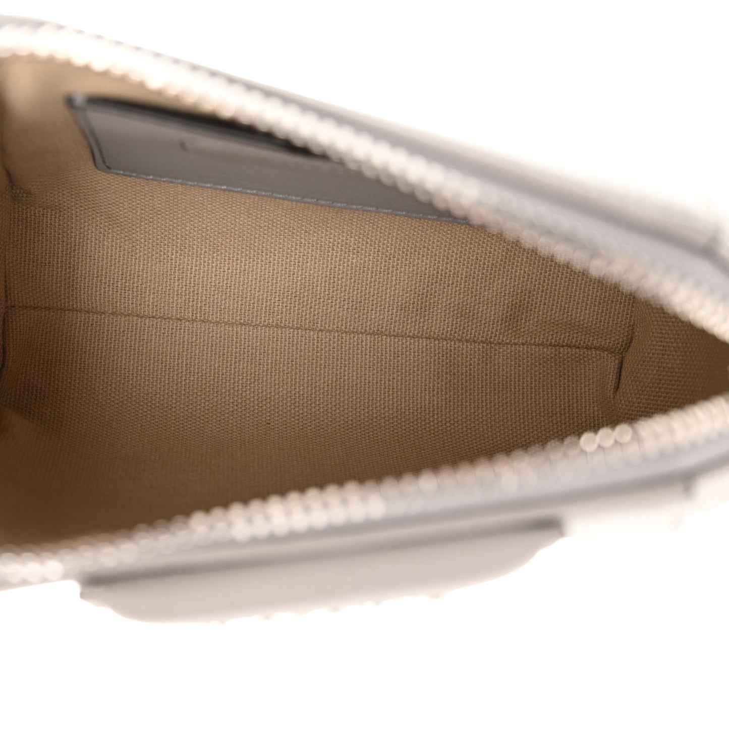 Sugar Goatskin Nano Antigona Pearl Grey