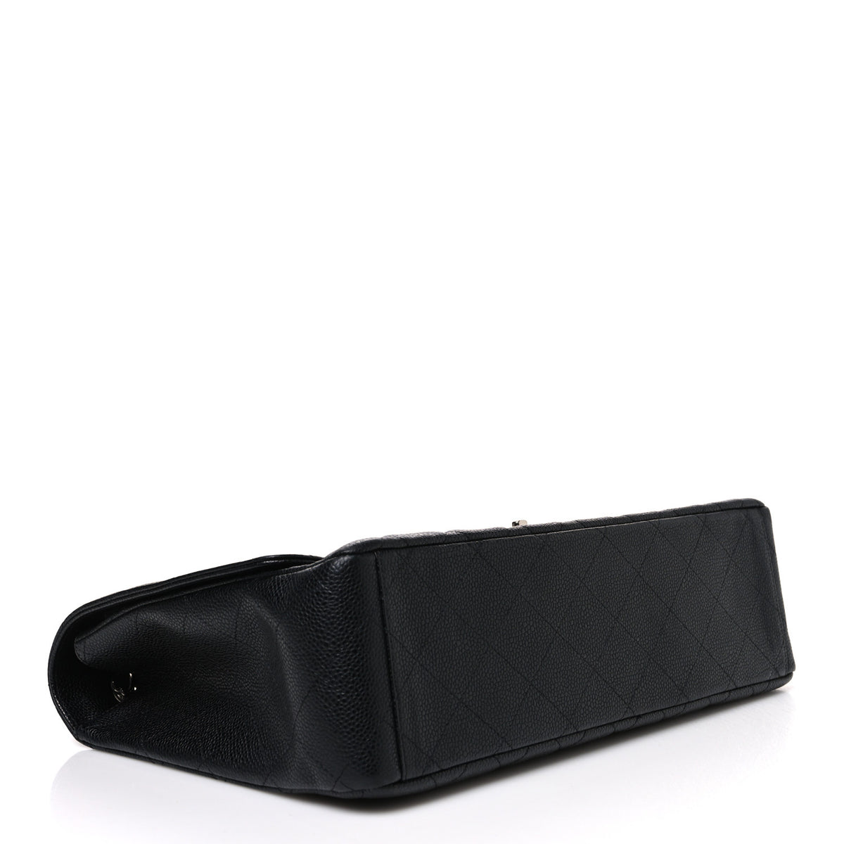 Caviar Quilted Maxi Single Flap Black