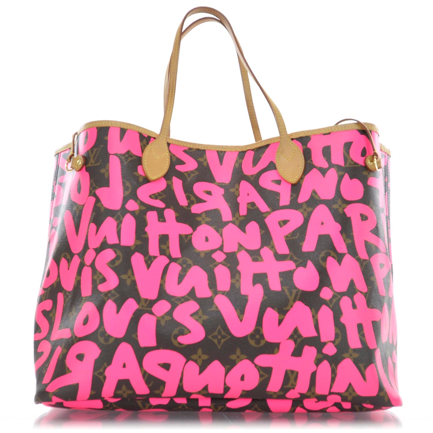 Monogram Graffiti Neverfull GM Fuchsia