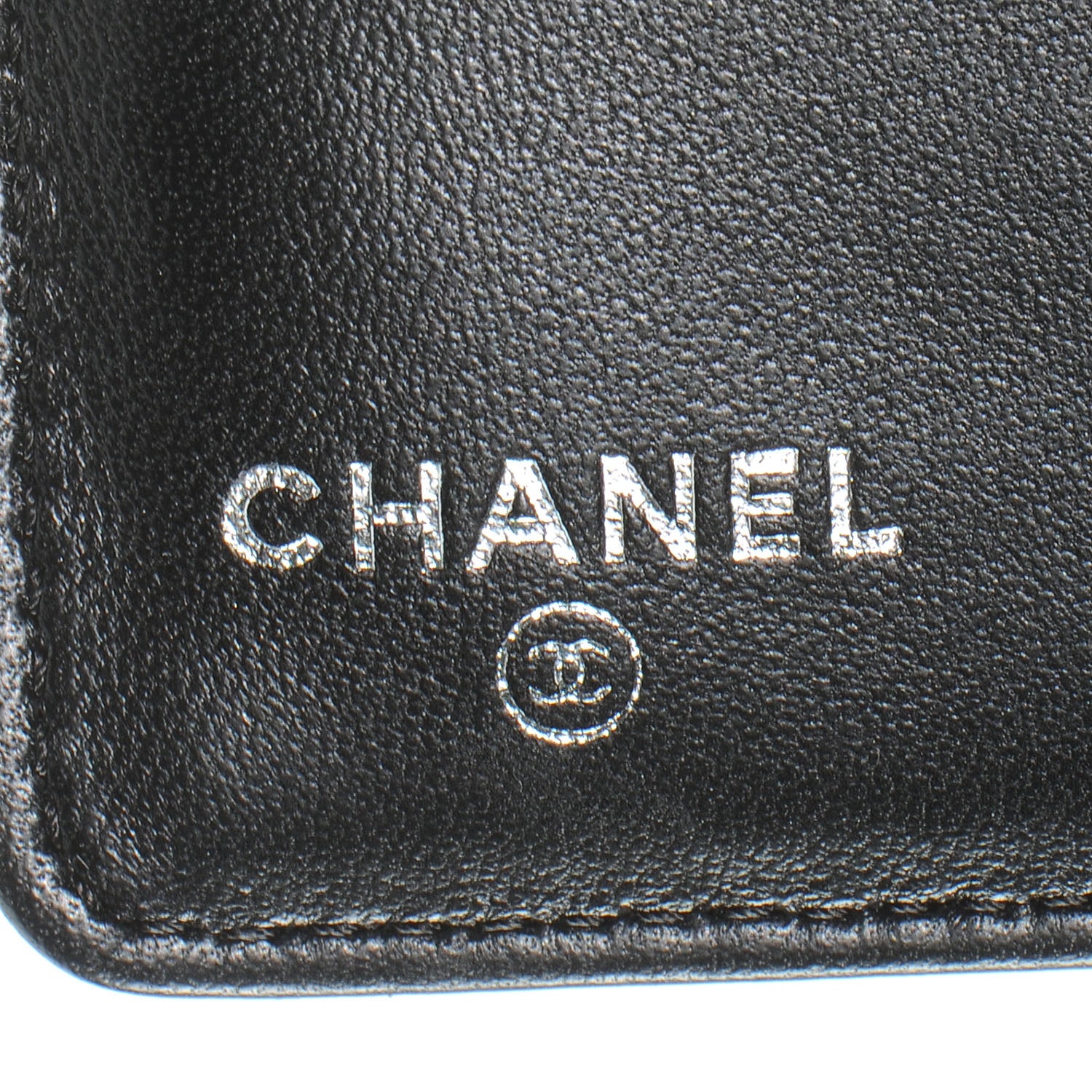 Chanel Patent Calfskin Lucky Symbols Yen Wallet Black 6 of 8
