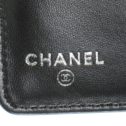 Chanel Patent Calfskin Lucky Symbols Yen Wallet Black 6 of 8