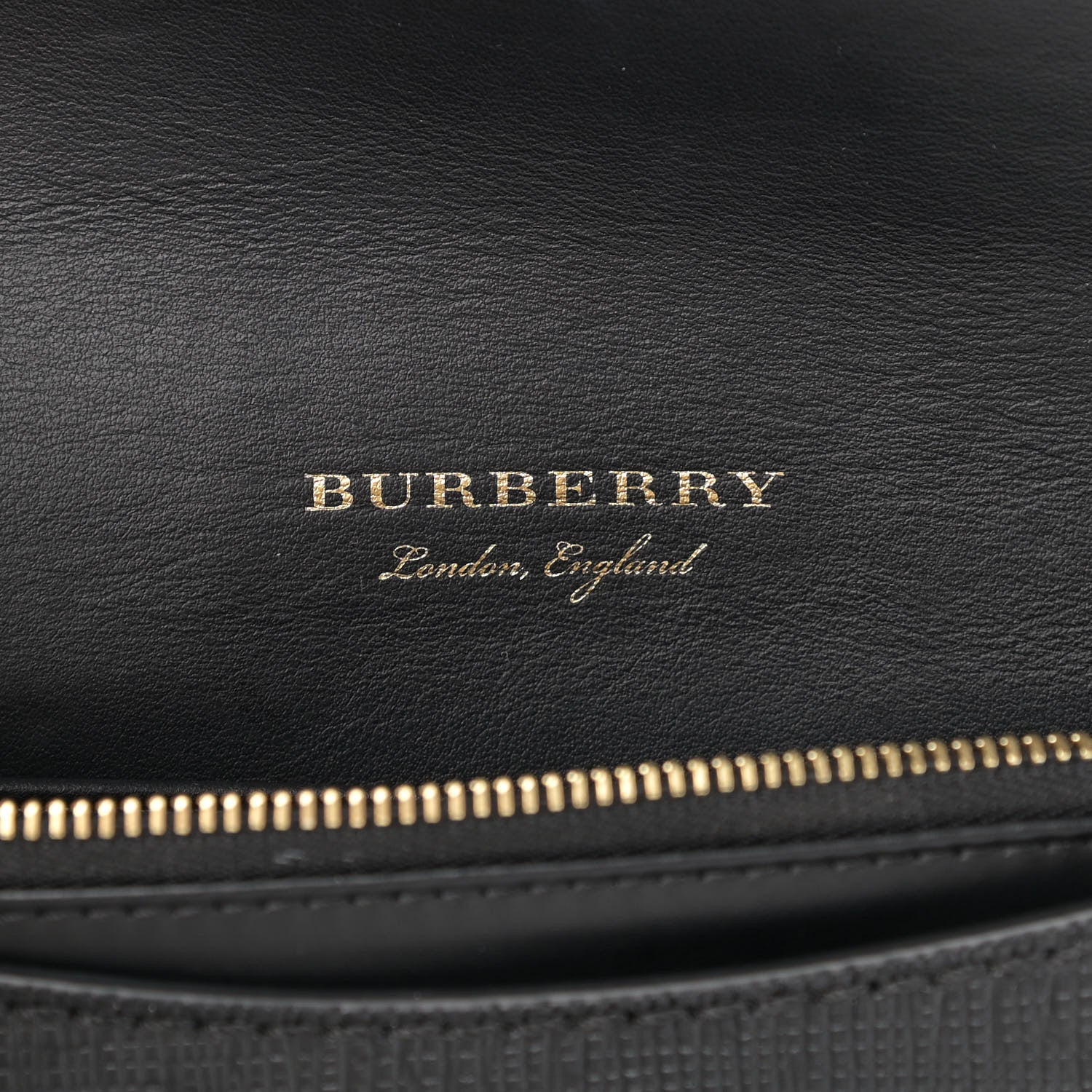 Burberry Metallic Calfskin House Check Sequin Small Madison Buckle Bag Gold 6 of 13