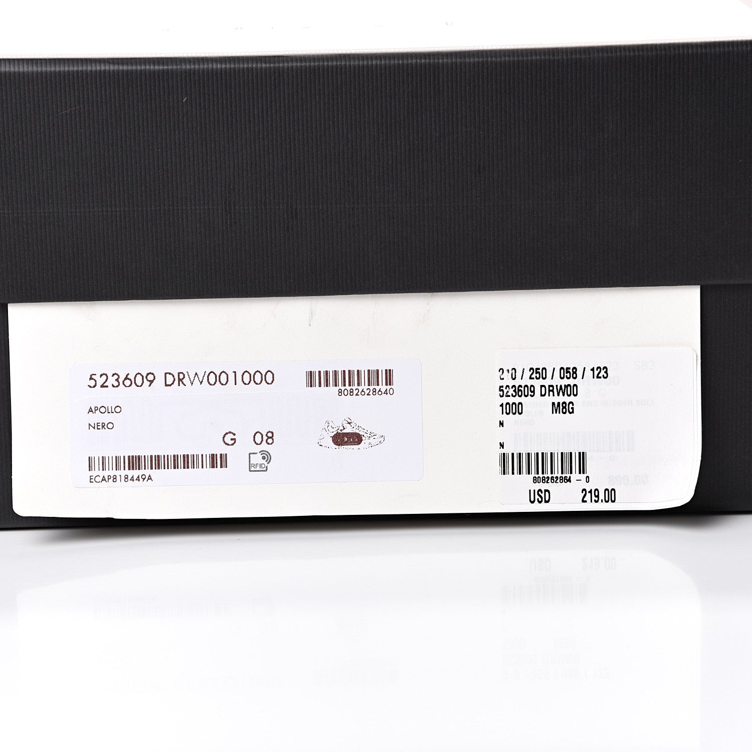 Gucci X SEGA Calfskin Logo Mens Rhyton Sneakers 8 Black 14 of 15