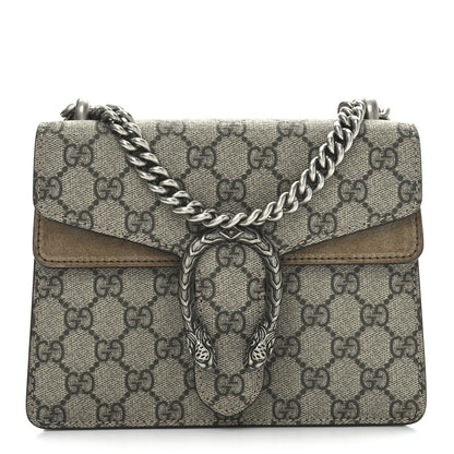 Gucci GG Supreme Monogram Mini Dionysus Shoulder Bag Taupe 1 of 11