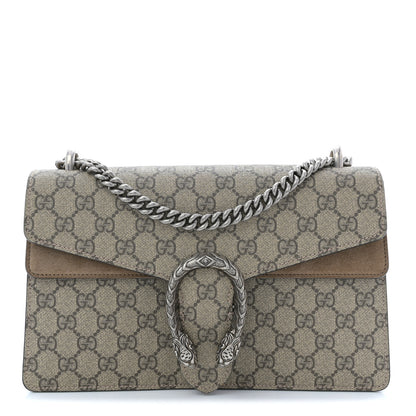 Gucci GG Supreme Monogram Small Dionysus Shoulder Bag Taupe 1 of 11