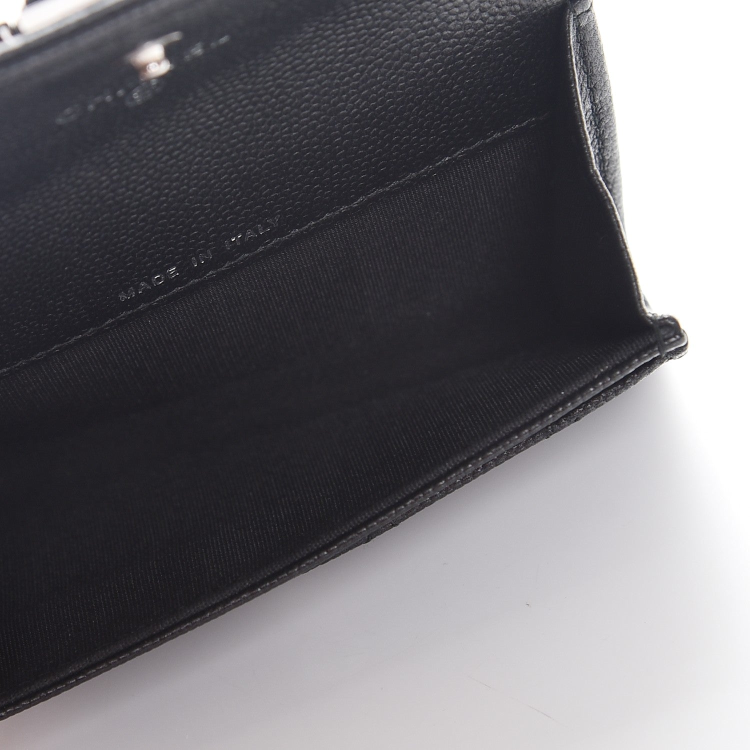 Chanel Caviar Quilted Boy Flap Card Holder So Black 5 of 9