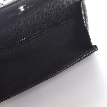 Chanel Caviar Quilted Boy Flap Card Holder So Black 5 of 9