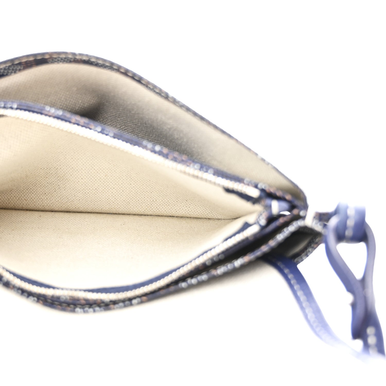 Goyard Goyardine Plumet Wallet Clutch Navy 6 of 11