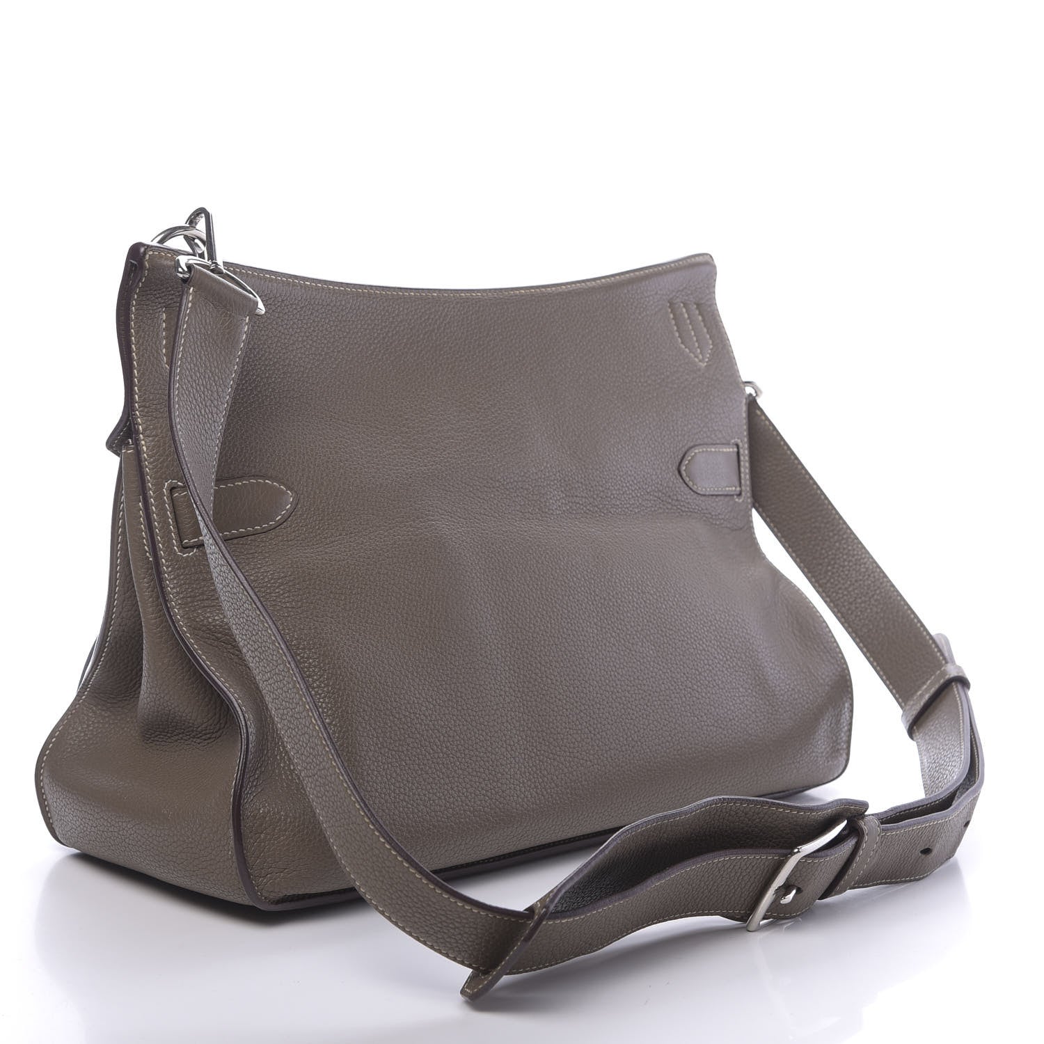 Hermes Taurillon Clemence Jypsiere 37 Etoupe 3 of 13