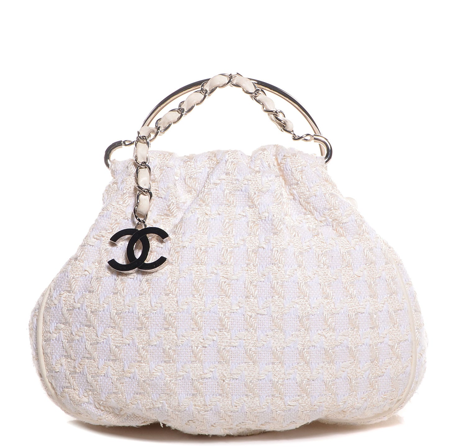 Tweed Boucle Knitting Bag