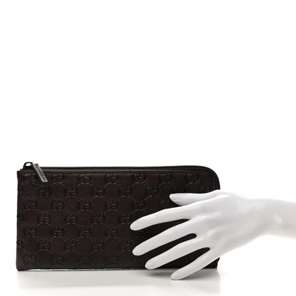 Gucci Guccissima Vitello Tender Pouch Testa di Moro 3 of 20
