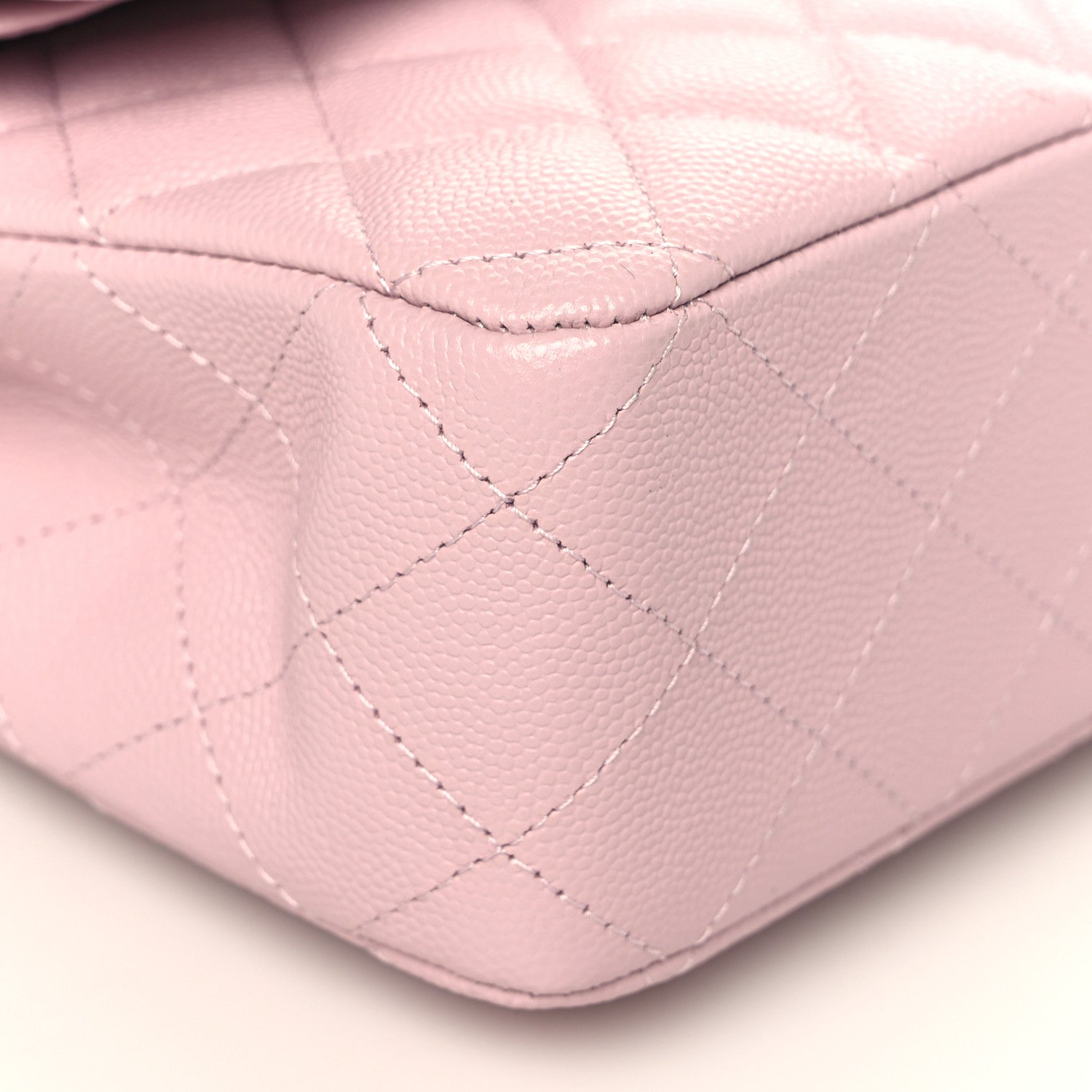 Chanel Caviar Quilted Medium Double Flap Light Pink 7 of 8