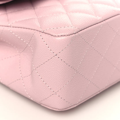 Chanel Caviar Quilted Medium Double Flap Light Pink 7 of 8