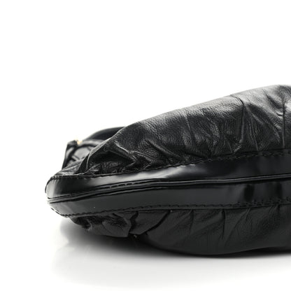 Gucci Calfskin Queen Bow Hobo Black 5 of 11