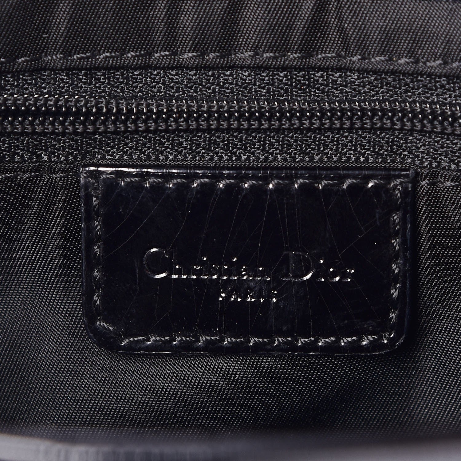 Christian Dior Nylon Saddle Bag Black 6 of 6