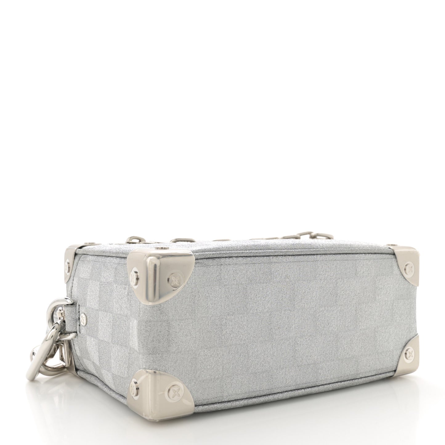 Damier Glitter Mini Soft Trunk Silver