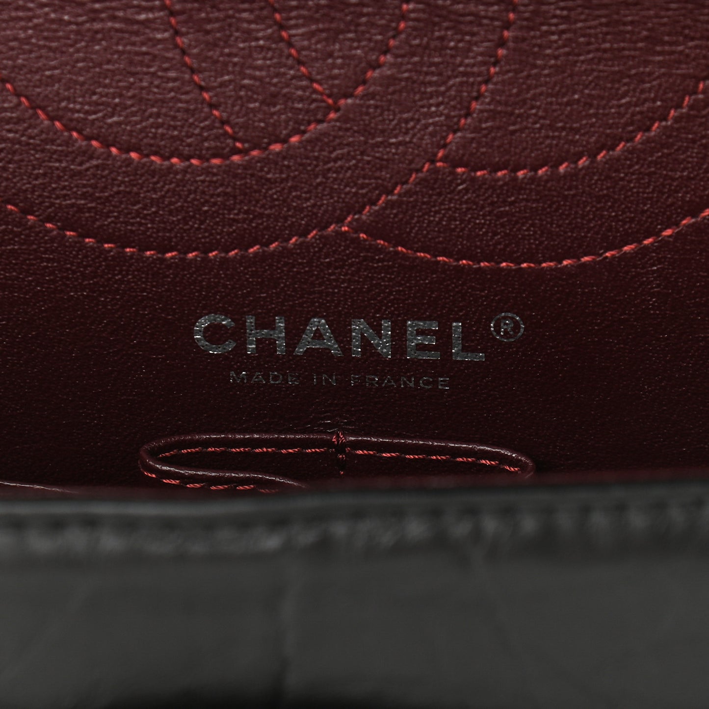 Aged Calfskin Quilted 2.55 Reissue 226 Flap Black