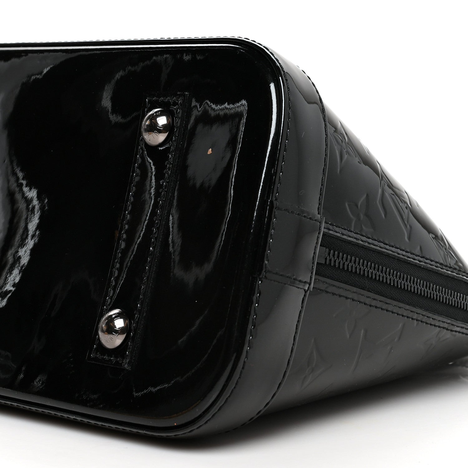 Louis Vuitton Vernis Alma PM Noir Magnetique 9 of 10