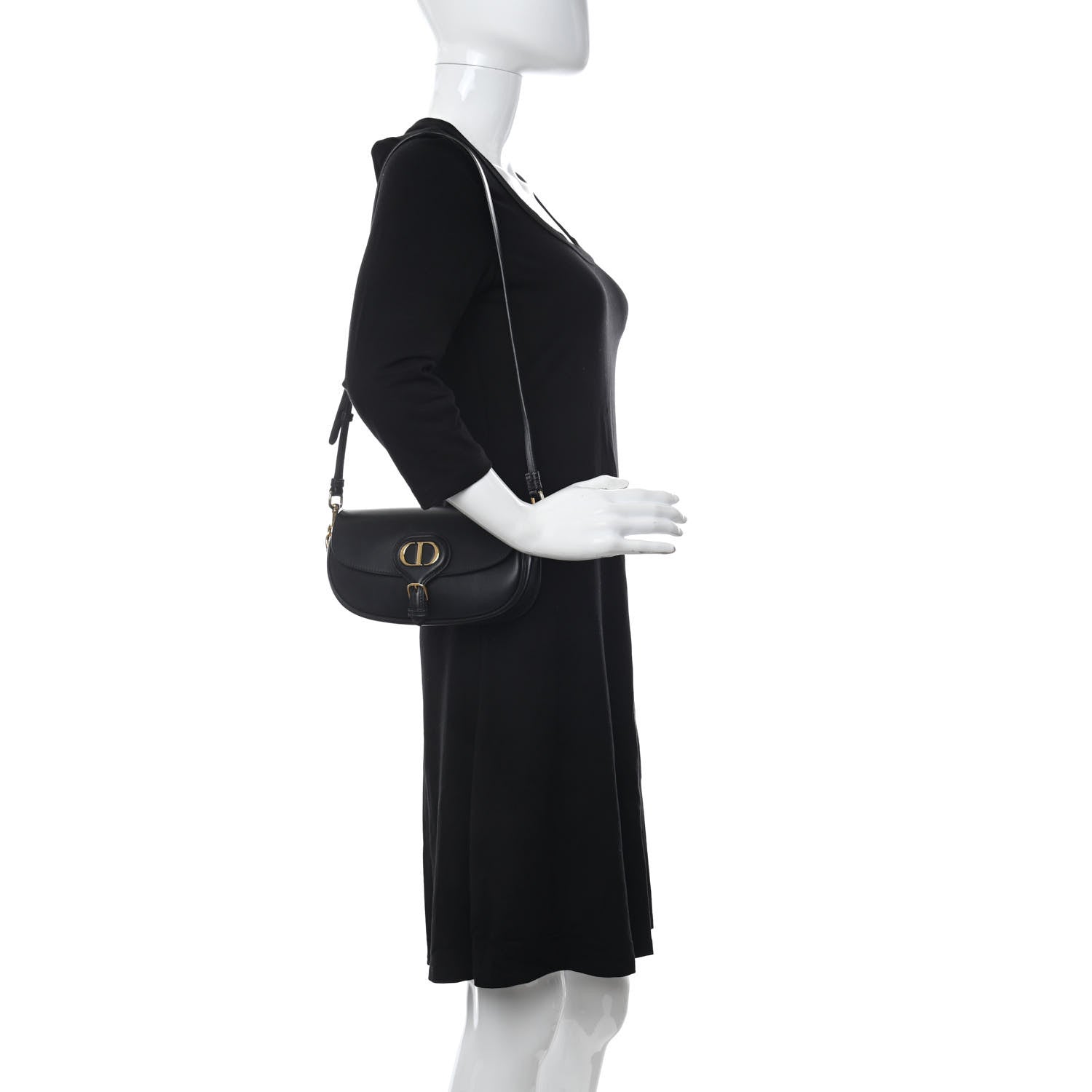 Christian Dior Box Calfskin East West Bobby Bag Black 2 of 14