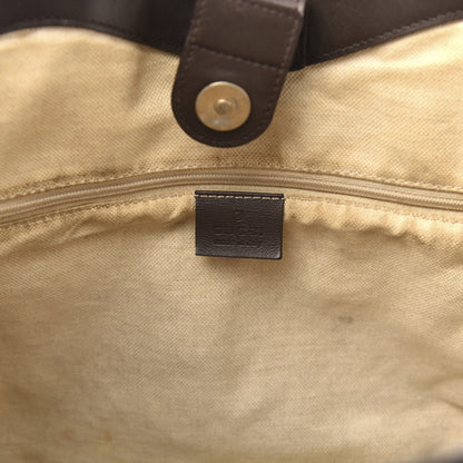 Gucci Monogram Medium Sukey Tote Dark Brown 9 of 24