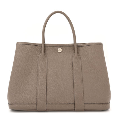 Hermes Vache Country Garden Party 30 TPM Gris Asphalte 1 of 12