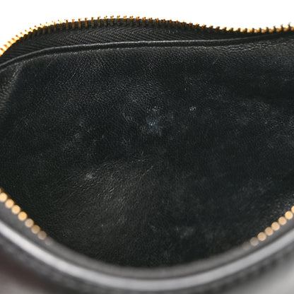Prada Soft Calfskin Arque Shoulder Bag Black 9 of 10