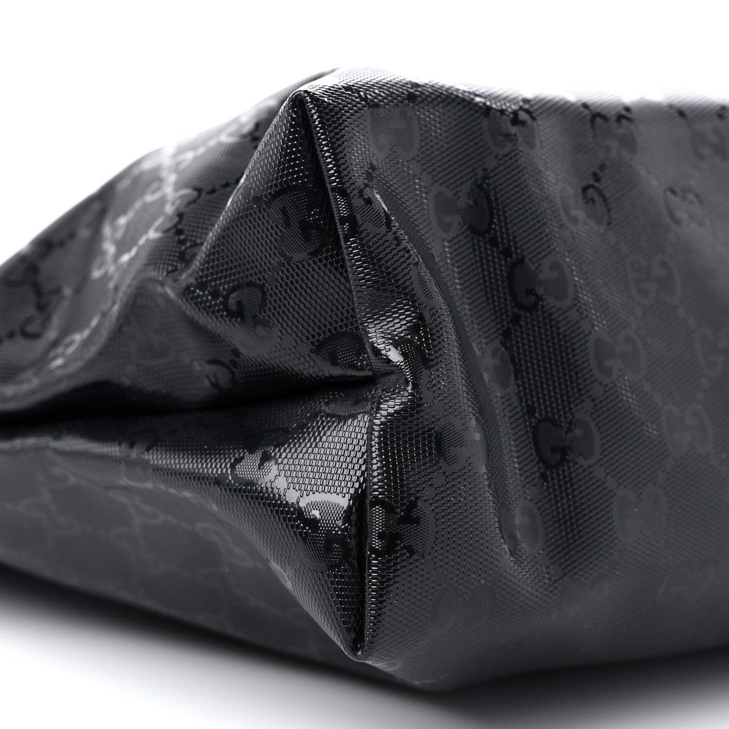 Gucci Imprime Monogram Medium Zippered Shopping Tote Black 8 of 12