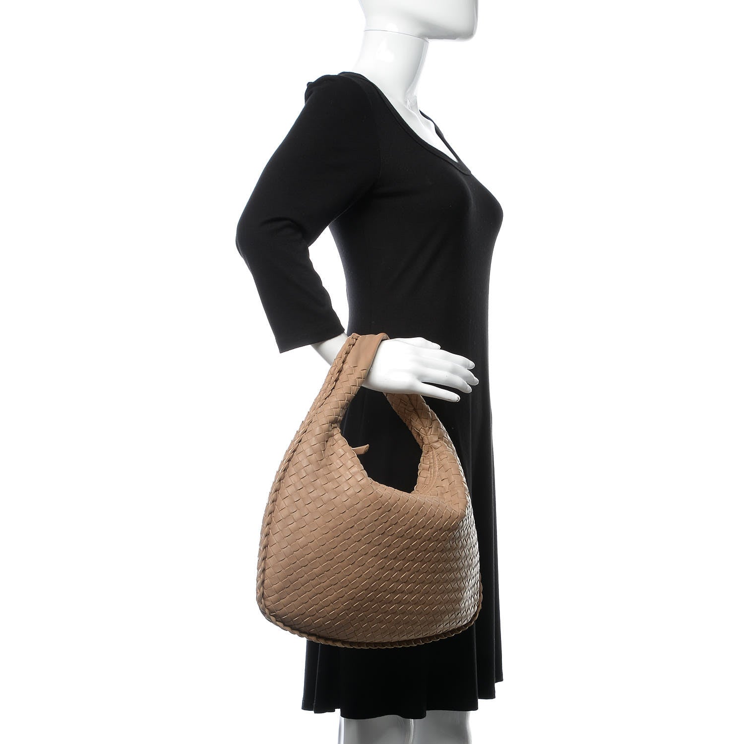 Bottega Veneta Nappa Intrecciato Medium Veneta Hobo Maple 2 of 15