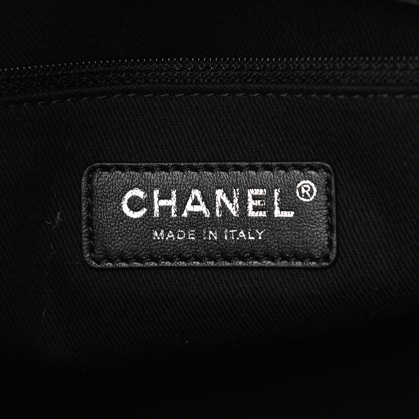 Canvas Deauville Drawstring Bucket Bag Black
