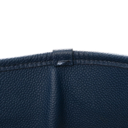 Chanel Glazed Calfskin Large Deauville Tote Blue 14 of 14