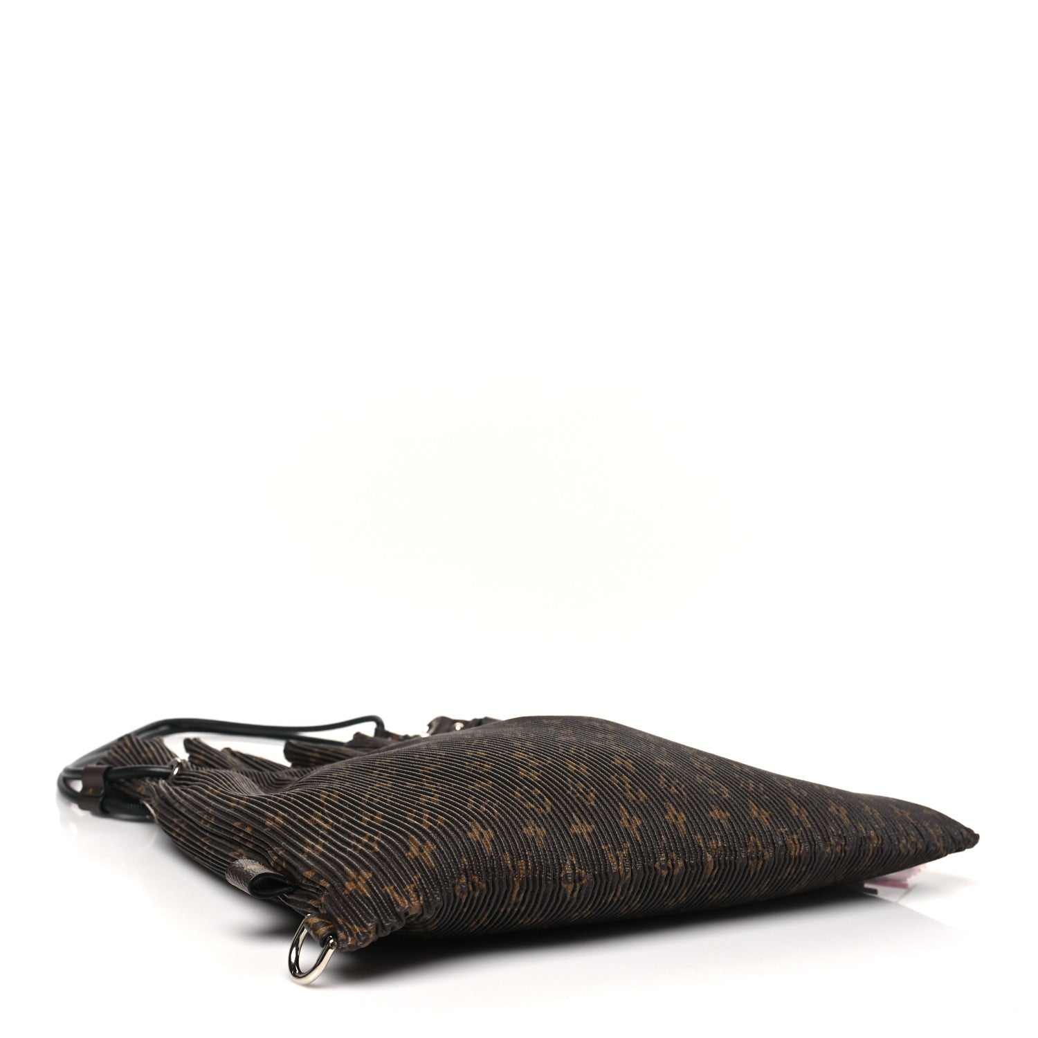 Louis Vuitton Monogram Canvas Pleated Explorer Bag MM 4 of 9