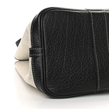 Hermes Twill D H Negonda Garden Party 30 TPM Ecru Black 8 of 9