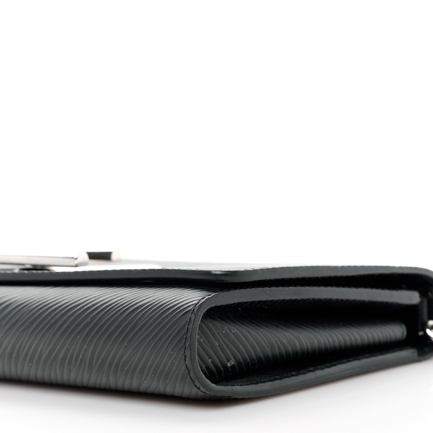 Epi Twist Chain Wallet Black