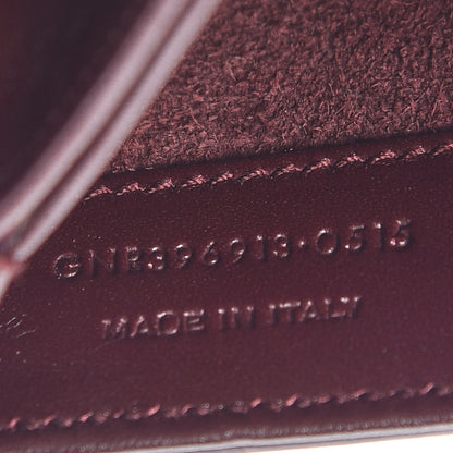 Saint Laurent Smooth Calfskin Medium Classic Monogram Universite Bag Dark Red 9 of 12