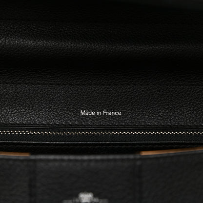Delvaux Grained Calfskin MM Brillant Satchel Black 7 of 11