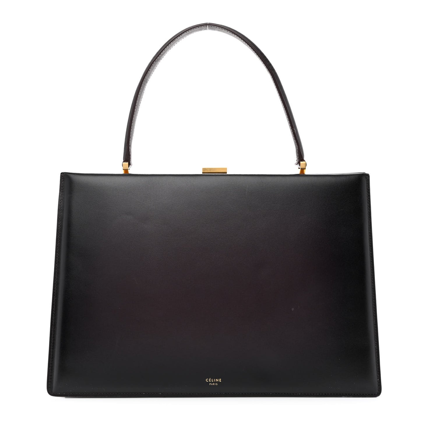 Patina Box Calfskin Medium Clasp Bag Velvet