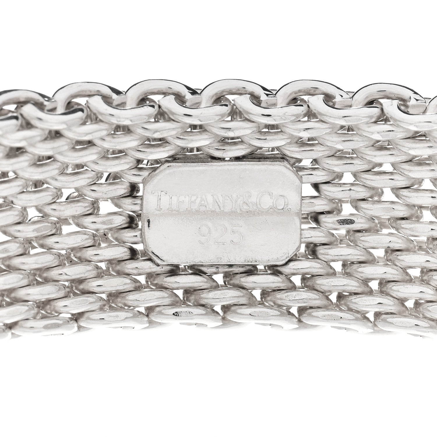 Tiffany Sterling Silver Somerset Mesh Bracelet 3 of 3