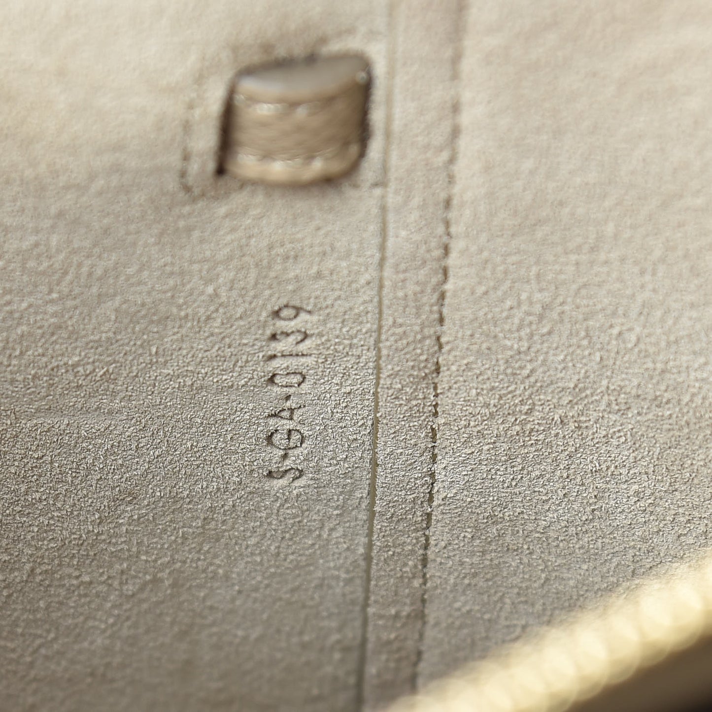 Grained Calfskin Nano Belt Bag Light Taupe