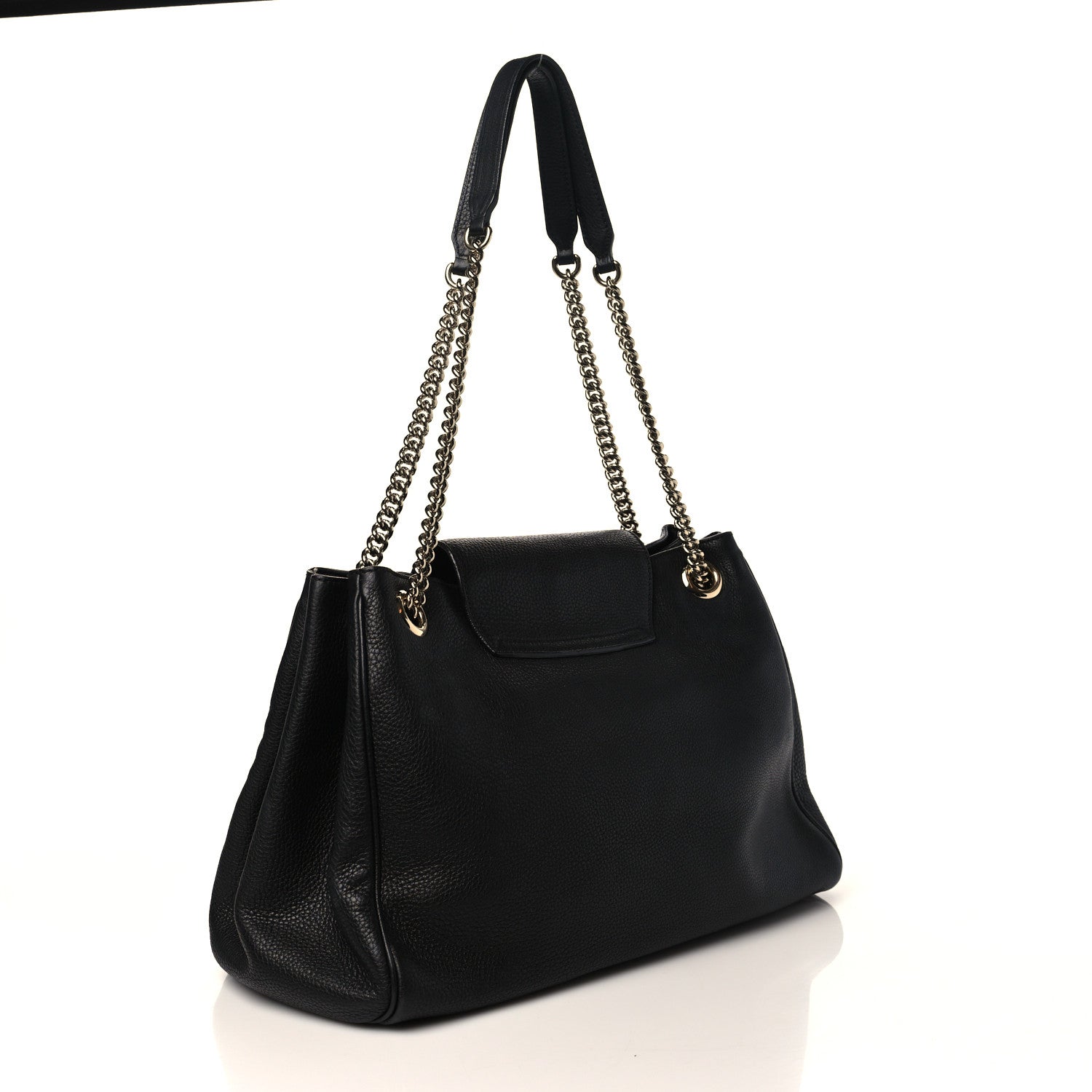 Gucci Calfskin Medium Emily Shoulder Bag Black 3 of 12