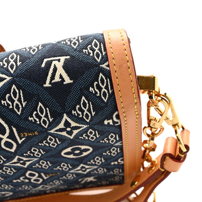 Louis Vuitton Jacquard Since 1854 Dauphine MM Blue 13 of 14